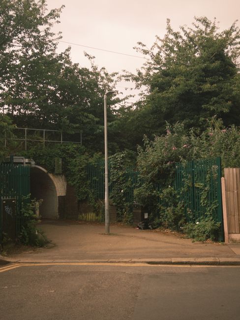 Narrow alley rubbish removals near Snaresbrook station